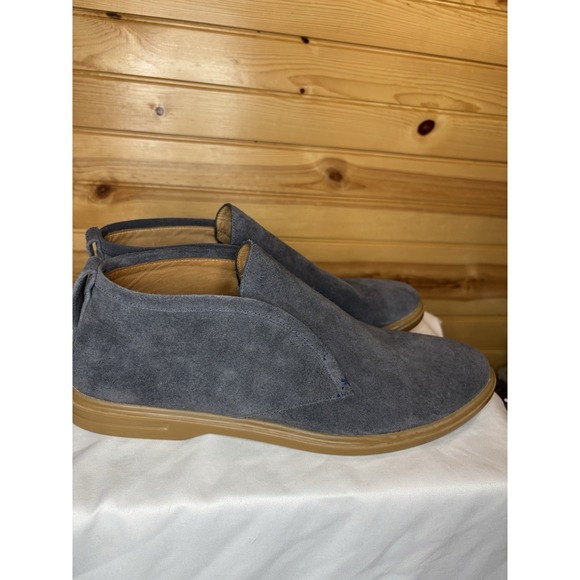 PETER MILLAR Excursionist Slip-On Chukka Suede Leather‎ Boots Blue 10 $298 NWOB main image 5